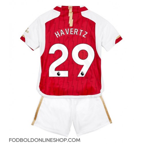 Arsenal Kai Havertz #29 Hjemme Trøje Børn 2023-24 Kortærmet (+ Korte bukser)